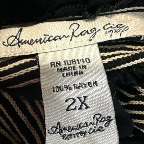 American Rag Elegant Black Embroidered Dress - Picture 6 of 6